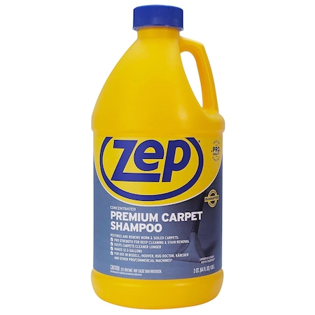 Zep Zep Pleasant Scent Carpet Shampoo 64 oz Liquid Concentrated ZUPXC64
